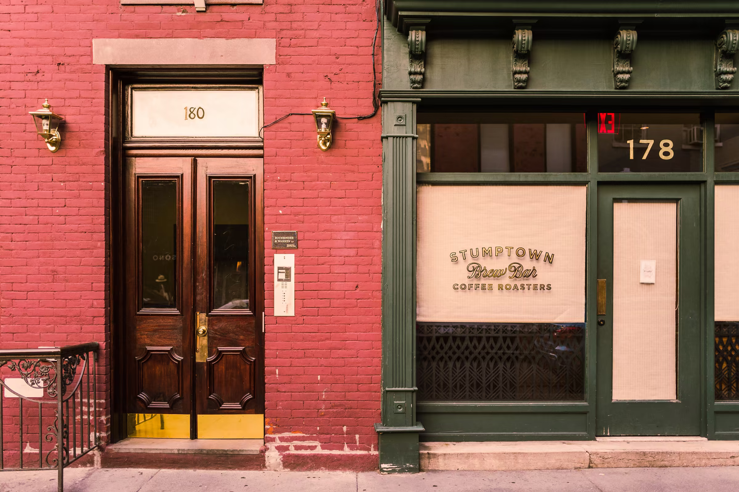 Stumptown Coffee Roasters storefront sign